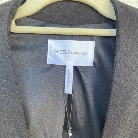 BCBGeneration Tuxedo Style Black Blazer NWT 
Size Small - Picture 7 of 7